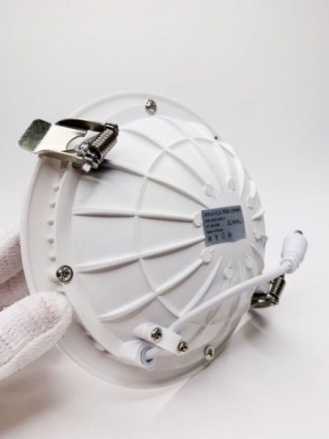 Встраиваемый светодиодный светильник Elvan VLS-700R-12W-WH-Wh