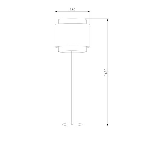 Торшер TK Lighting 5566 Boho White