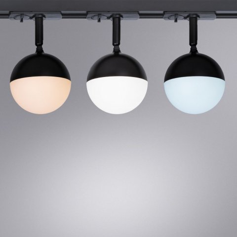 Трековый светодиодный светильник Arte Lamp Virgo A4565PL-1BK