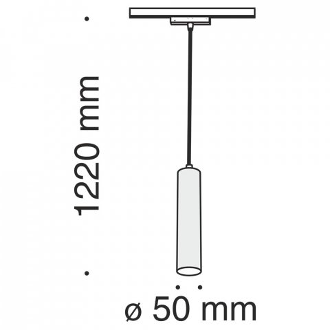 Трековый светодиодный светильник для магнитного шинопровода Maytoni Track Lamps TR016-2-12W4K-B