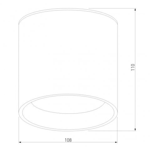 Уличный светодиодный светильник Elektrostandard Light Led 35132/H черный a056231