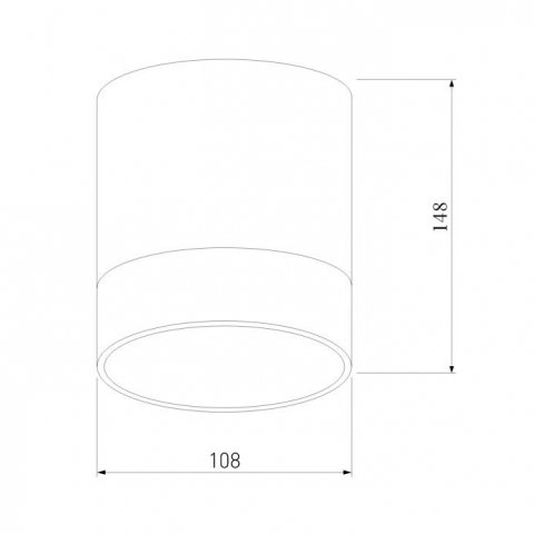 Уличный светодиодный светильник Elektrostandard Light Led 35140/H черный a057159