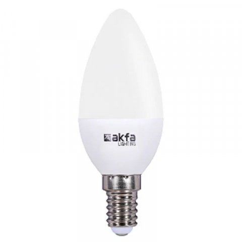 Лампа светодиодная Akfa Lighting E14 7W 3000K матовая FLLFL071430A