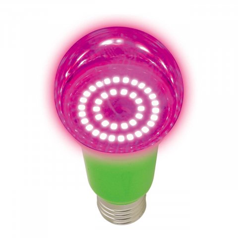 Лампа светодиодная для растений Uniel E27 15W прозрачная LED-A60-15W/SPSB/E27/CL PLP30GR UL-00004582