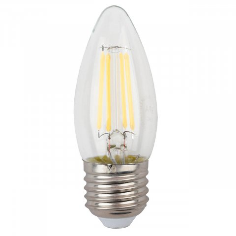 Лампа светодиодная филаментная ЭРА E27 11W 2700K прозрачная F-LED B35-11w-827-E27 Б0046986