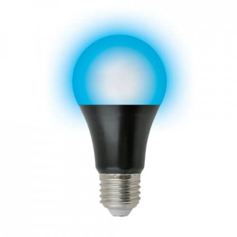 Лампа светодиодная ультрафиолетовая Uniel E27 9W матовая LED-A60-9W/UVAD/E27/FR PLZ07BK UL-00005855