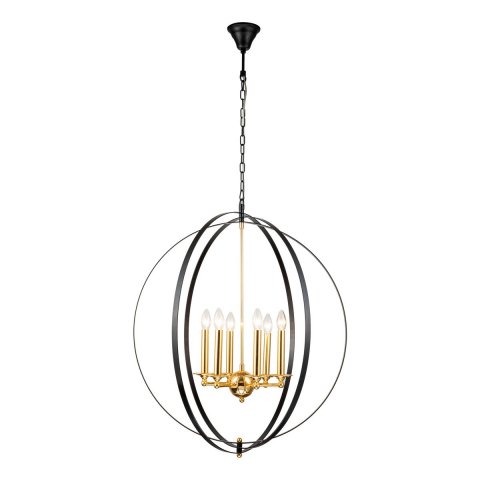 Подвесная люстра iLamp Element 9977-800 Gold&Black