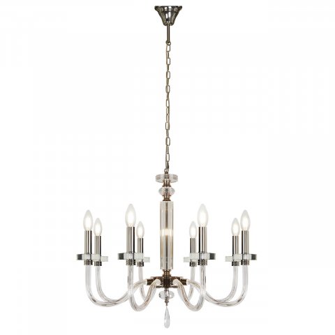 Подвесная люстра iLamp Vibe P9474-8 Nickel
