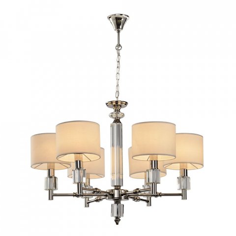 Подвесная люстра Lumien Hall Малье LH1053/6H-NK-WT