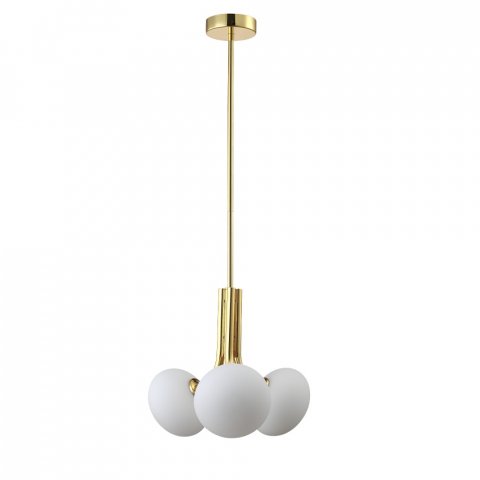 Подвесной светильник Crystal Lux ALICIA SP3 GOLD/WHITE