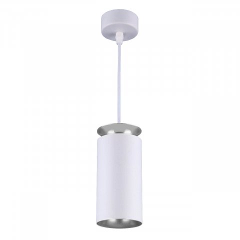 Подвесной светодиодный светильник Elektrostandard DLS021 9+4W 4200К белый матовый/серебро a045502