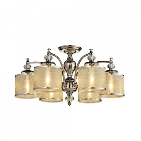 Потолочная люстра Lumien Hall Джилио LH1051/6C-NK-GZ
