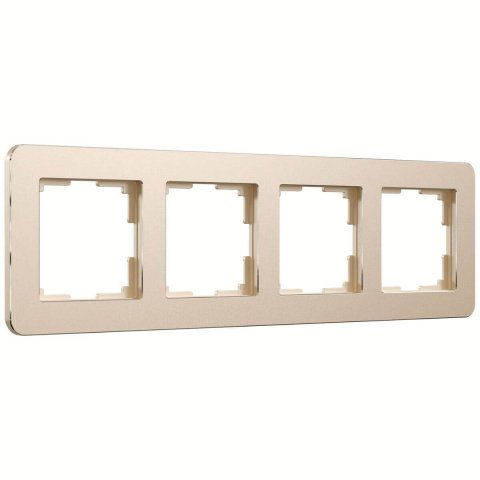 Рамка Werkel Platinum на 4 поста шампань W0042611 4690389184529