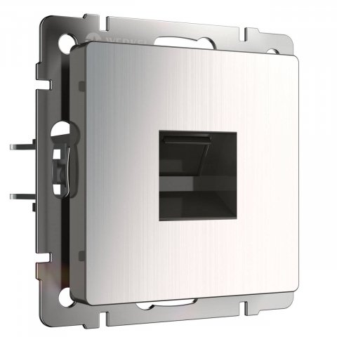 Розетка Ethernet RJ-45 Werkel глянцевый никель W1181002 4690389158247