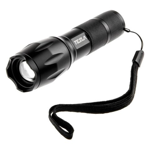 Ручной светодиодный фонарь Tesla от батареек 133х37 350 лм FLF