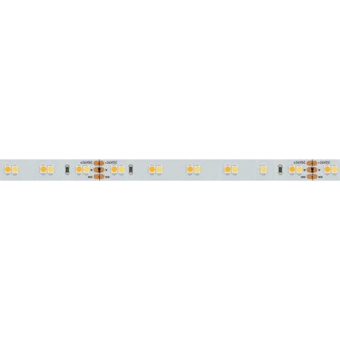 Светодиодная лента Arlight 9,6W/m 120LED/m 3528SMD теплый белый/белый 5M 025211(2)