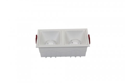 Встраиваемый светильник Maytoni Alfa LED DL043-02-15W3K-D-SQ-W
