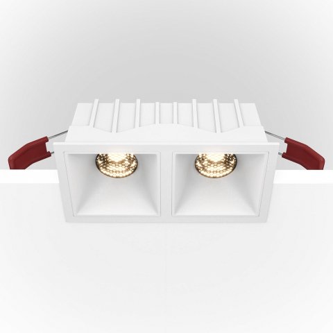 Встраиваемый светильник Maytoni Alfa LED DL043-02-10W3K-D-SQ-W