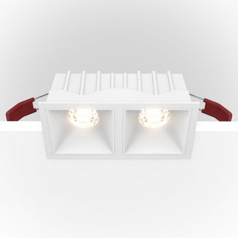Встраиваемый светильник Maytoni Alfa LED DL043-02-10W3K-D-SQ-W