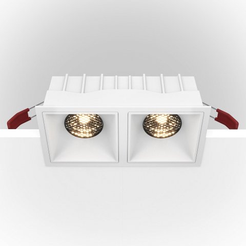 Встраиваемый светильник Maytoni Alfa LED DL043-02-15W3K-D-SQ-W