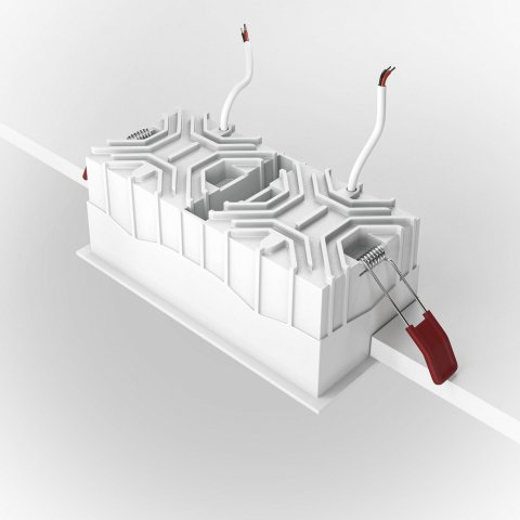 Встраиваемый светильник Maytoni Alfa LED DL043-02-15W3K-D-SQ-W