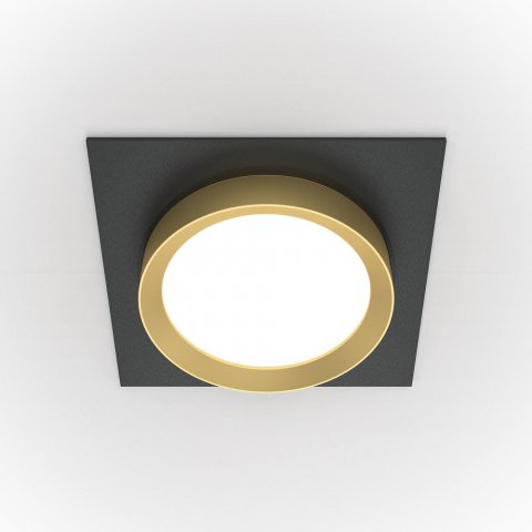 Встраиваемый светильник Maytoni Hoop DL086-GX53-SQ-BG