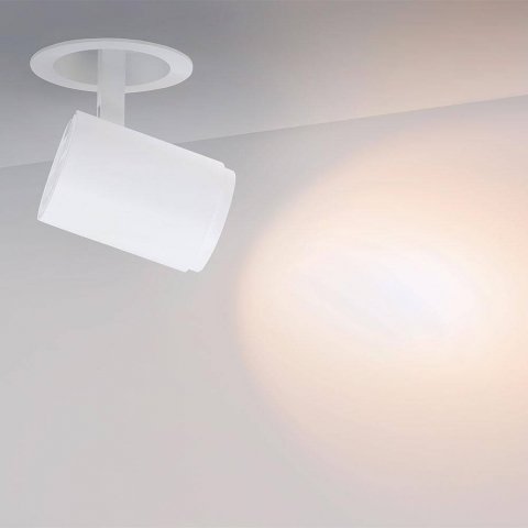 Встраиваемый светодиодный спот Arlight LGD-678WH-9W White 25deg 022243